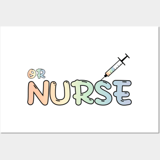 Operating Room (OR) Nurse, Perioperative Nurse Rainbow Posters and Art